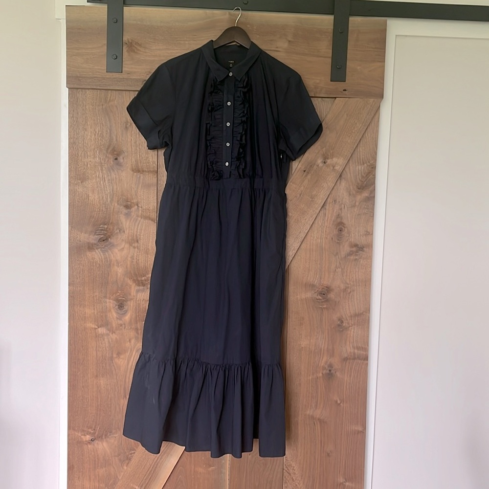 JCrew tiered shirt dress